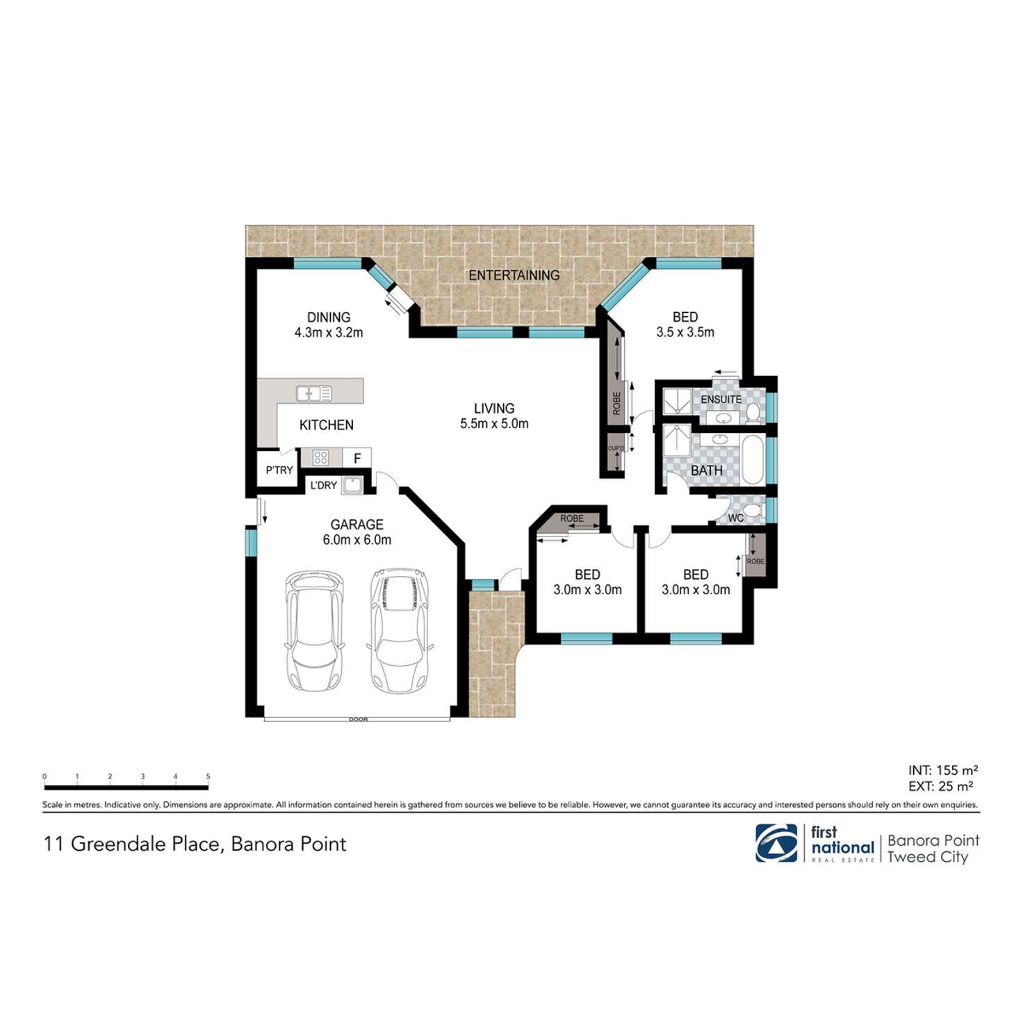 Floorplan of Homely house listing, 11 Greendale Place, Banora Point NSW 2486