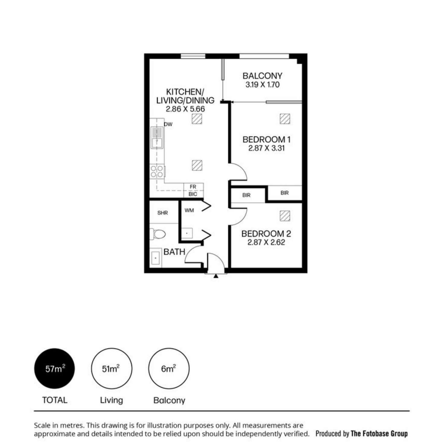 Floorplan of Homely apartment listing, 103/267 Hutt Street, Adelaide SA 5000
