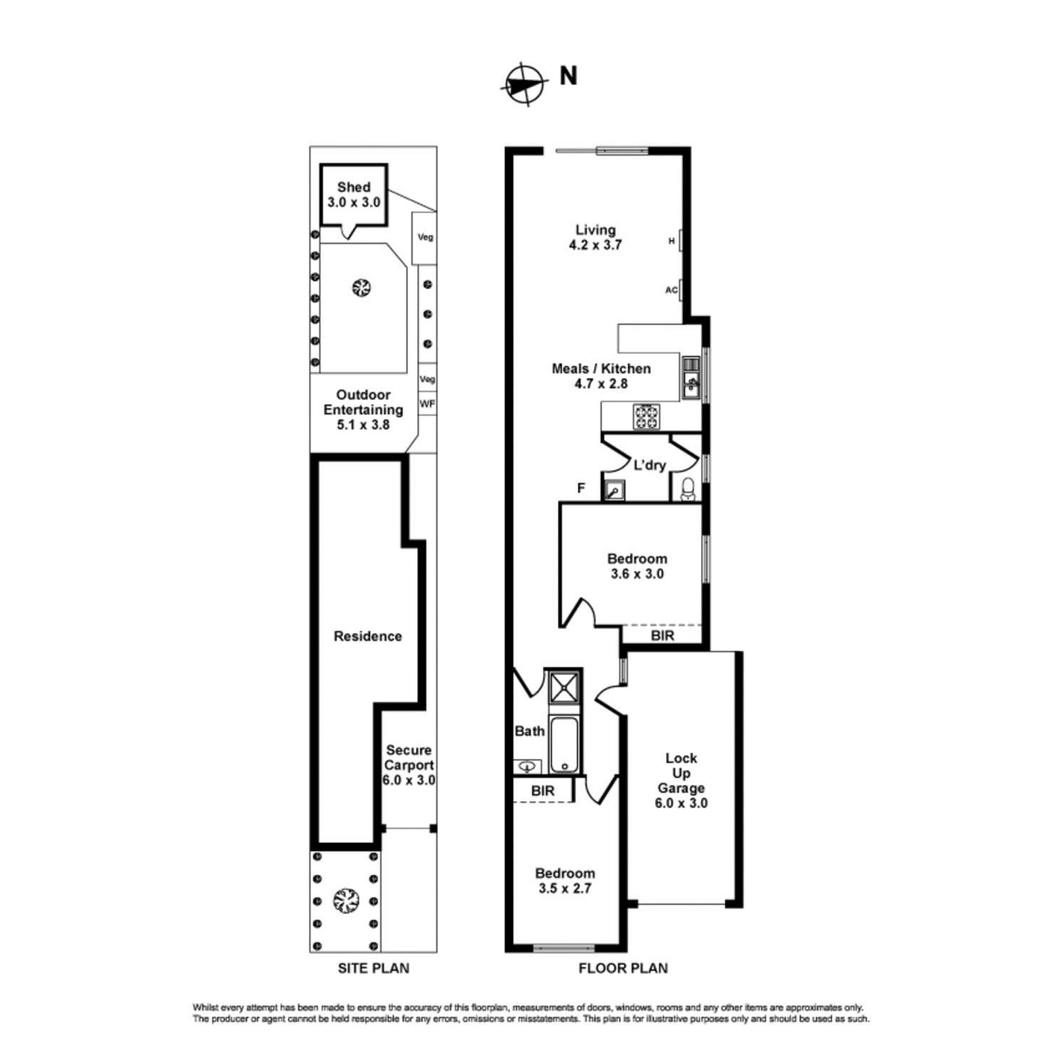 Floorplan of Homely unit listing, 68 Powlett Street, Altona Meadows VIC 3028