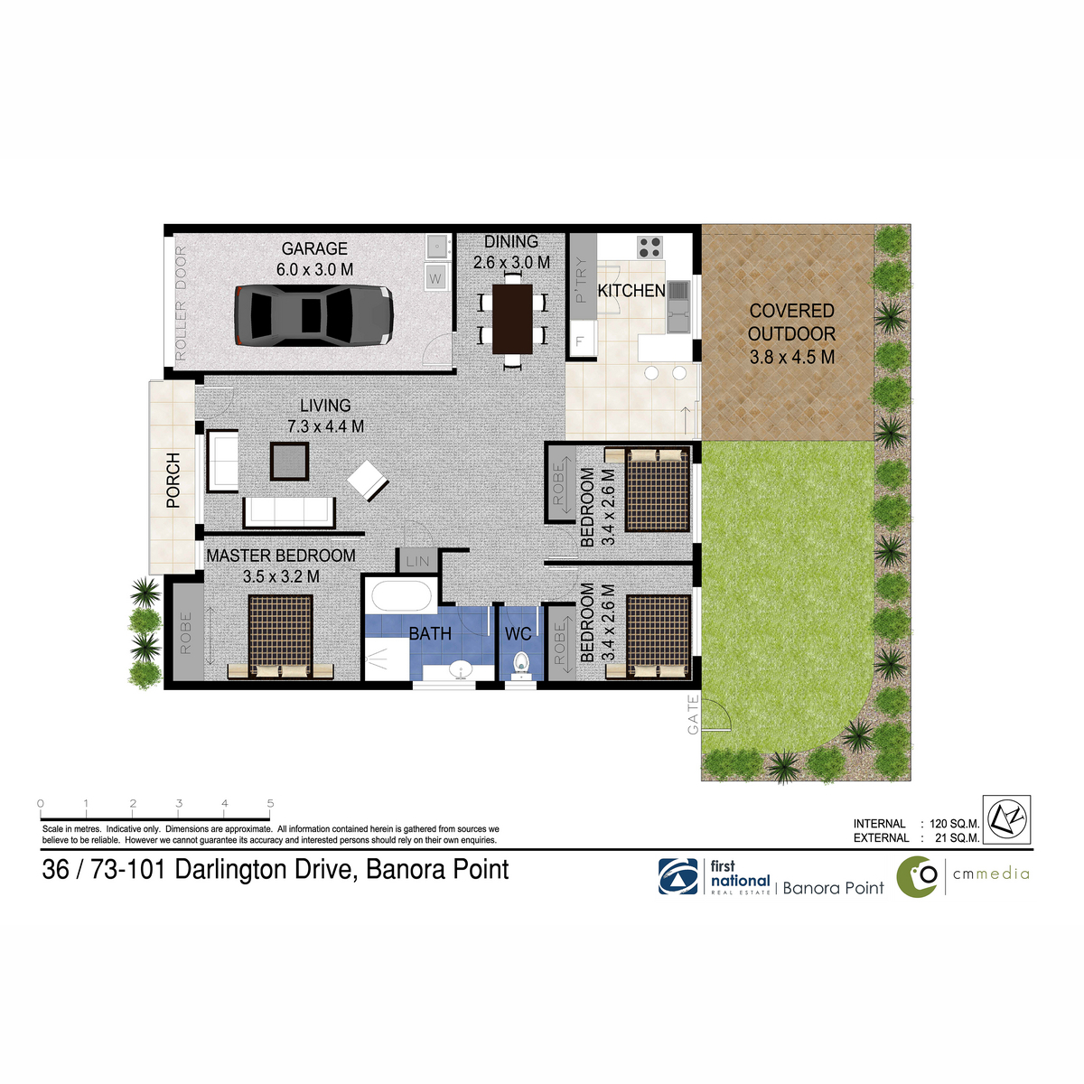 Floorplan of Homely unit listing, 36/73-101 Darlington Drive, Banora Point NSW 2486