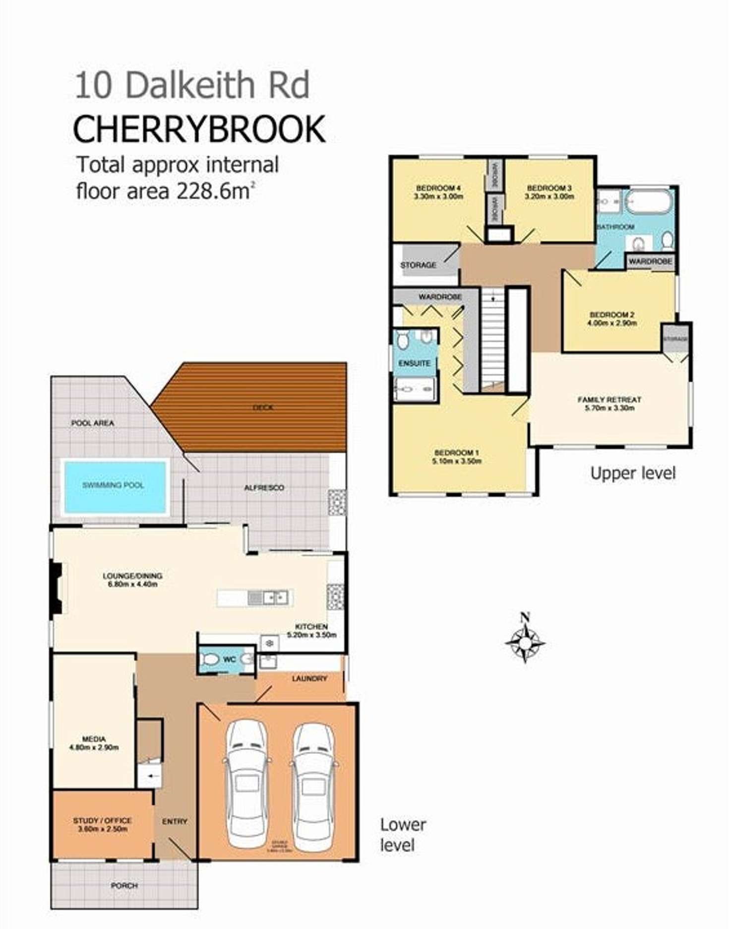 Floorplan of Homely house listing, 10 Dalkeith Road, Cherrybrook NSW 2126