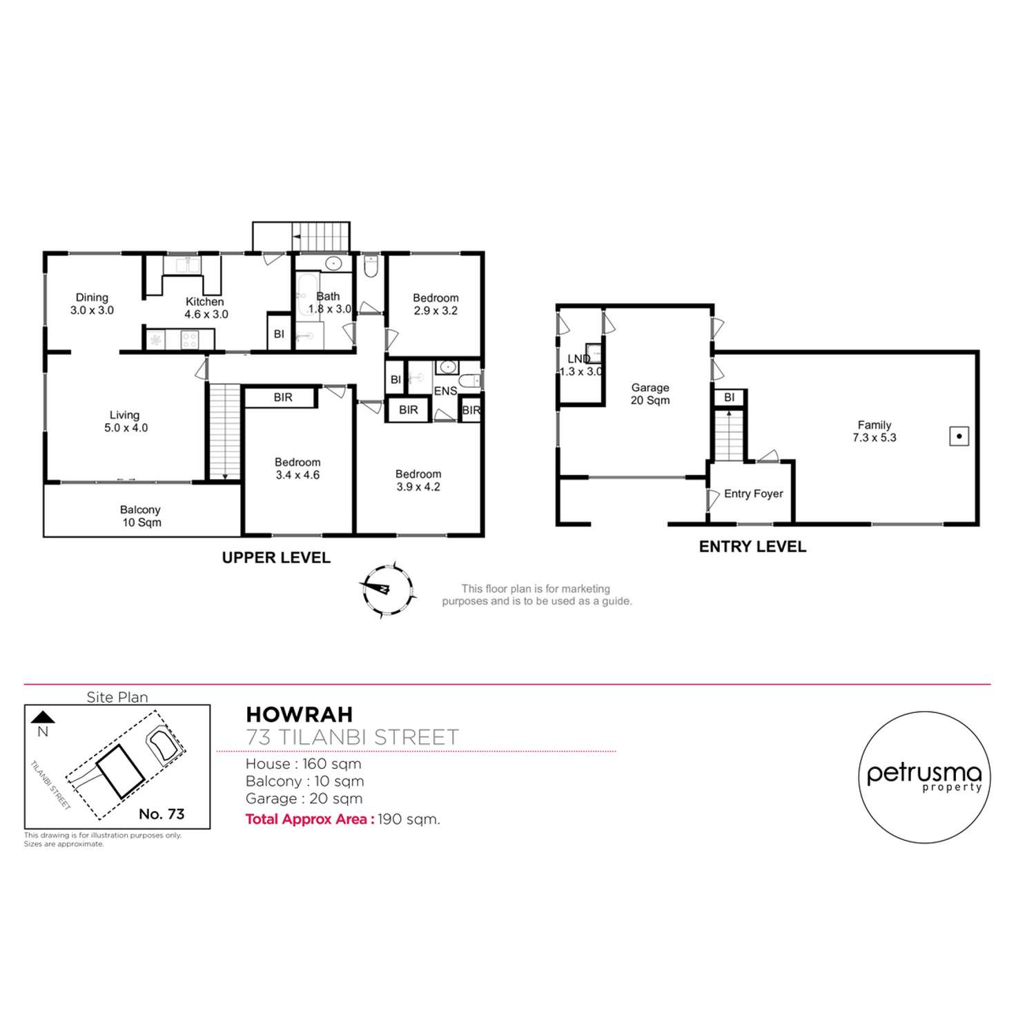 Floorplan of Homely house listing, 73 Tilanbi Street, Howrah TAS 7018