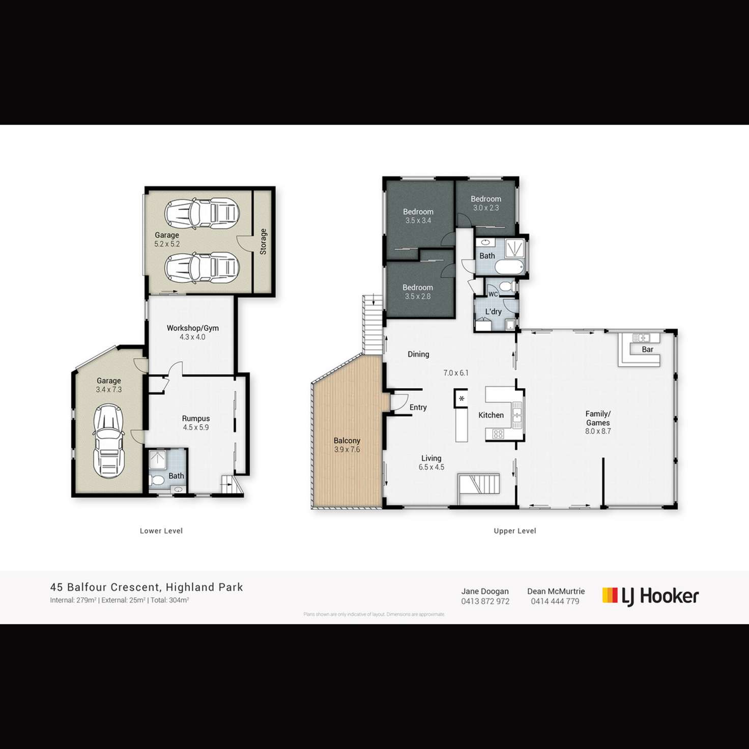 Floorplan of Homely house listing, 45 Balfour Crescent, Highland Park QLD 4211