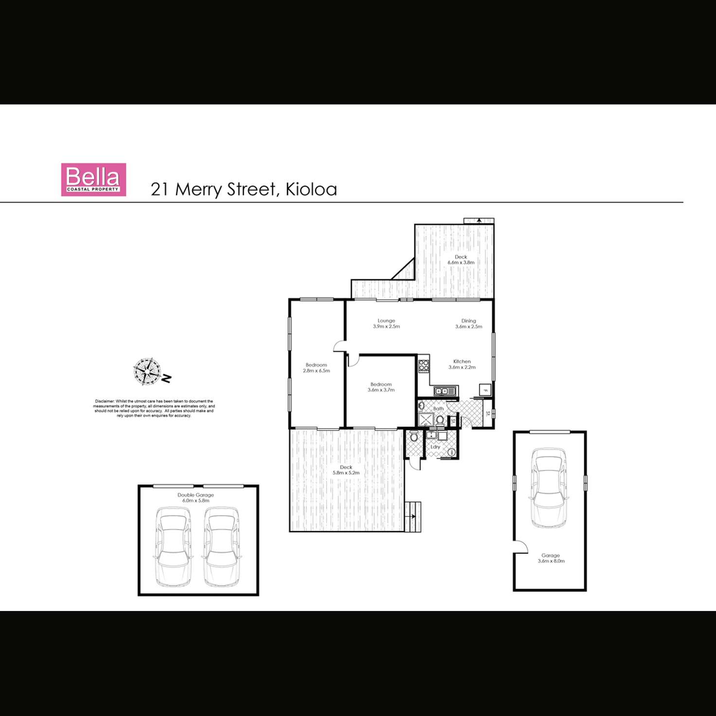 Floorplan of Homely house listing, 21 Merry Street, Kioloa NSW 2539