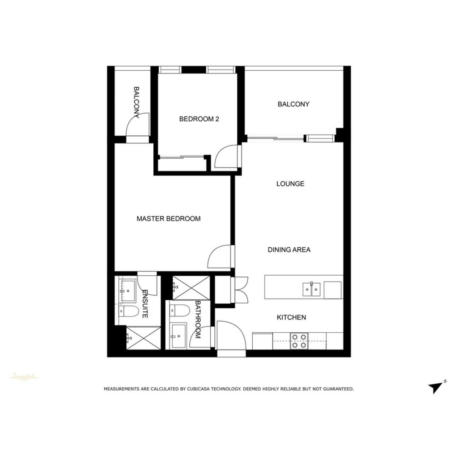 Floorplan of Homely apartment listing, 511/1 Grazier Lane, Belconnen ACT 2617