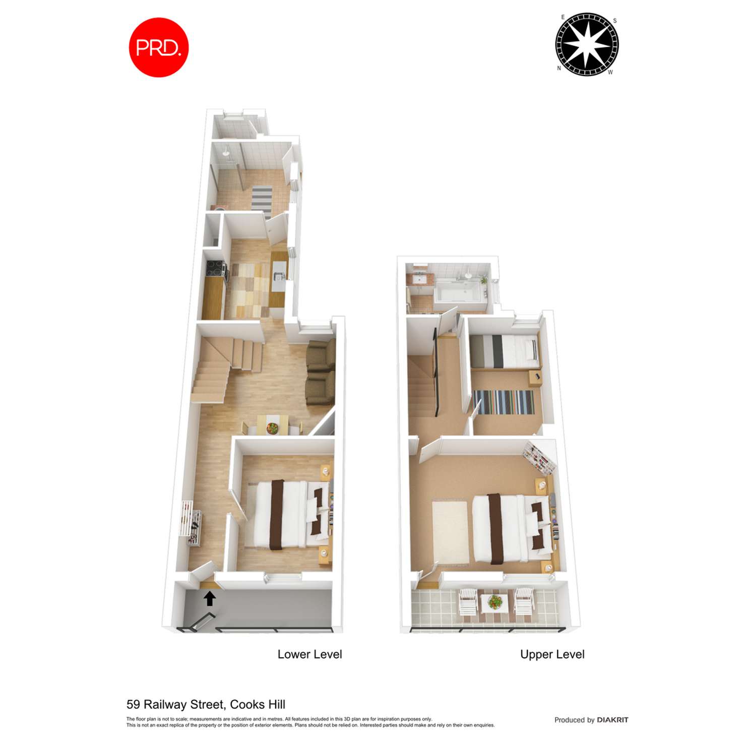Floorplan of Homely house listing, 59 Railway Street, Cooks Hill NSW 2300