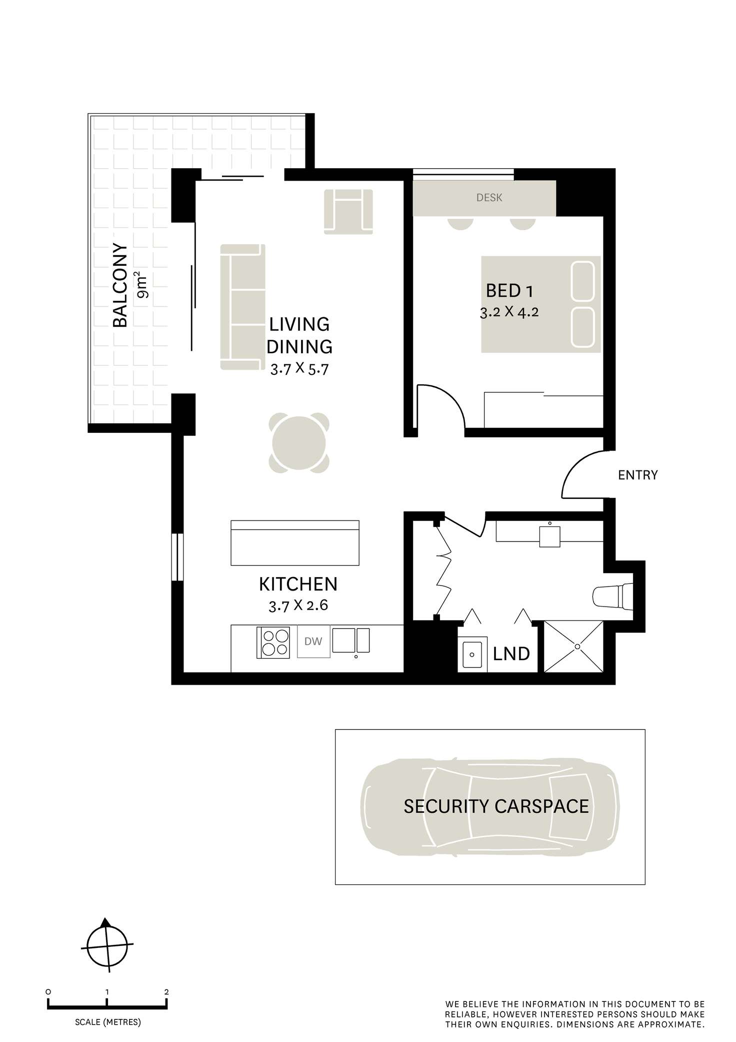 Floorplan of Homely apartment listing, C704/6-8 Crescent Street, Redfern NSW 2016