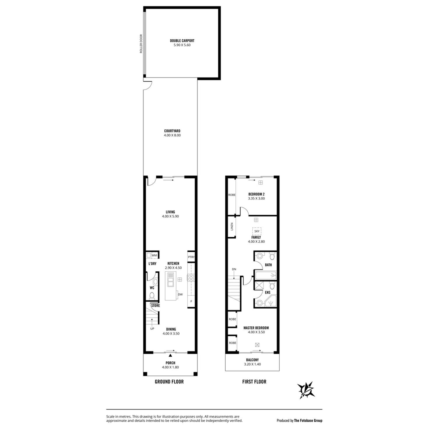 Floorplan of Homely townhouse listing, 3/2 Greentree Place, Mawson Lakes SA 5095