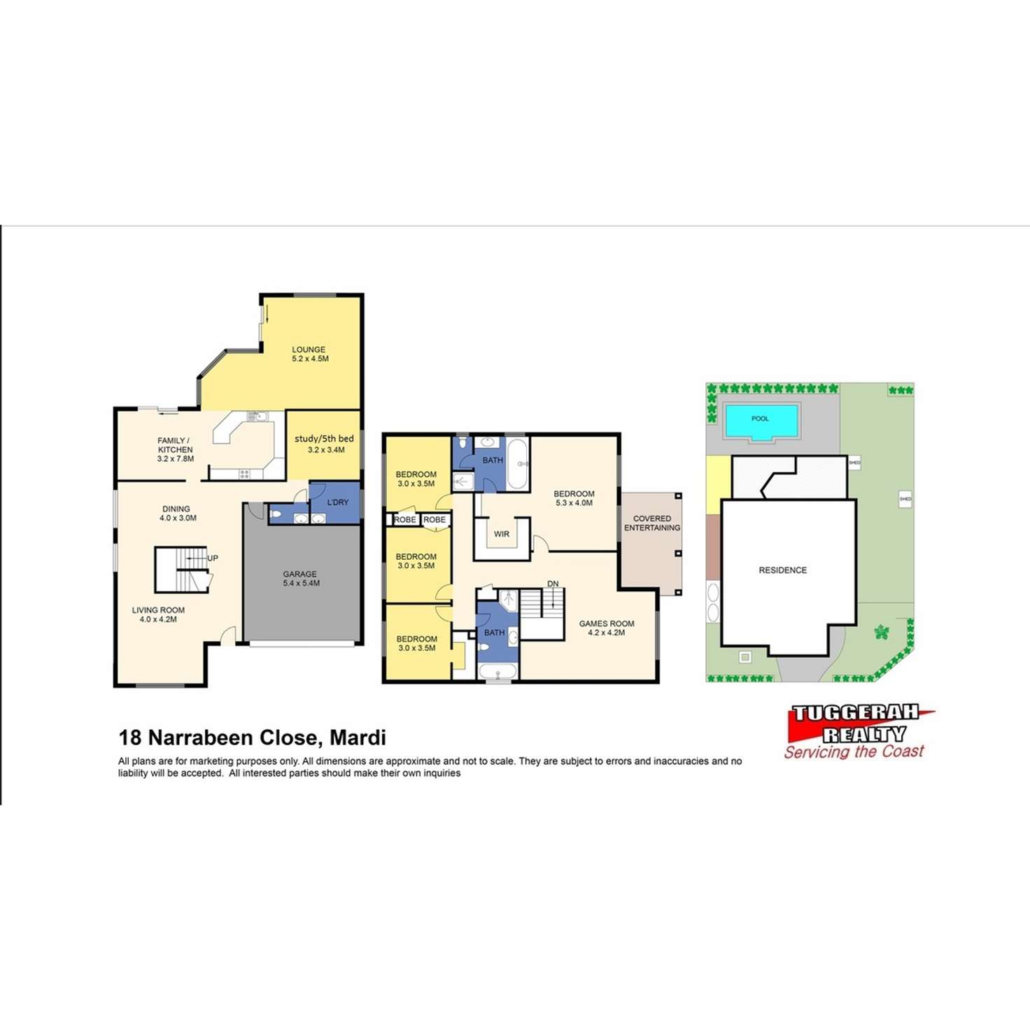 Floorplan of Homely house listing, 18 Narrabeen Close, Mardi NSW 2259