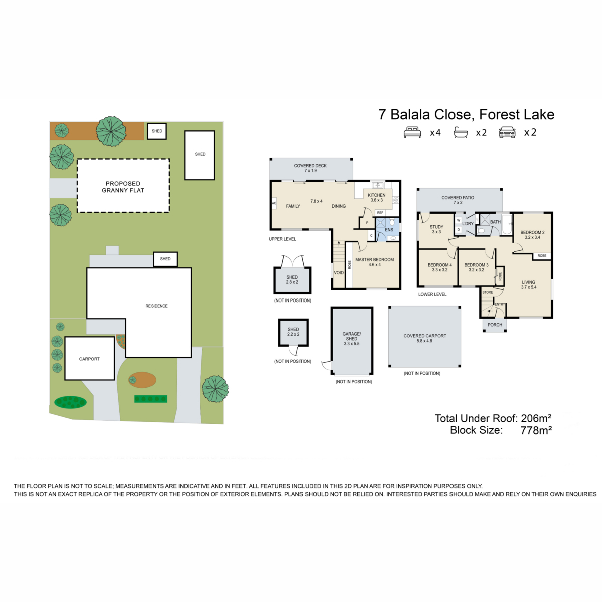 Floorplan of Homely house listing, 7 Balala Close, Forest Lake QLD 4078