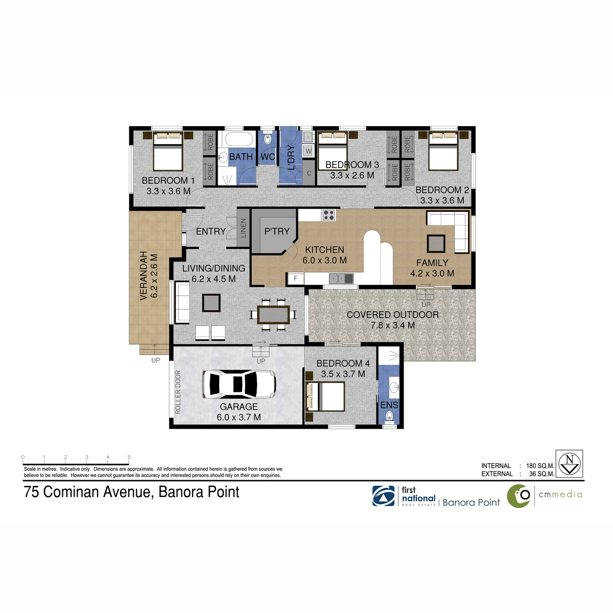 Floorplan of Homely house listing, 75 Cominan Avenue, Banora Point NSW 2486