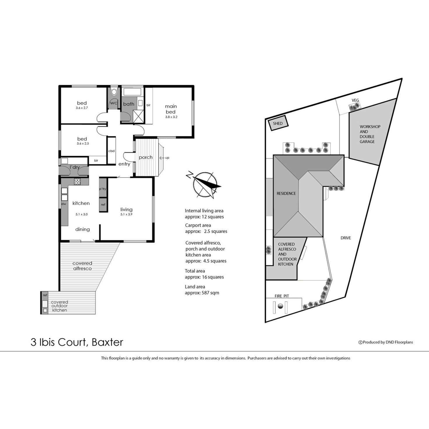Floorplan of Homely house listing, 3 Ibis Court, Baxter VIC 3911