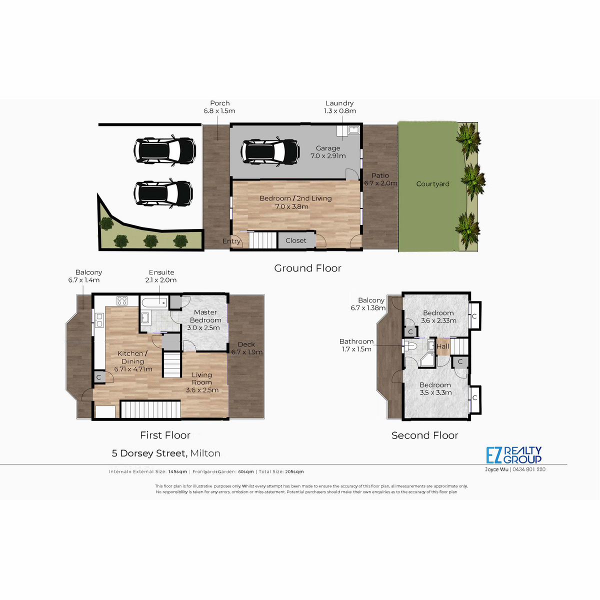 Floorplan of Homely house listing, 5 Dorsey Street, Milton QLD 4064