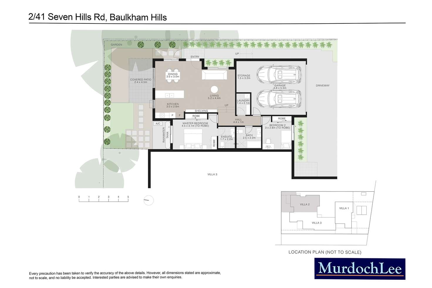 Floorplan of Homely villa listing, 2/41 Seven Hills Road, Baulkham Hills NSW 2153