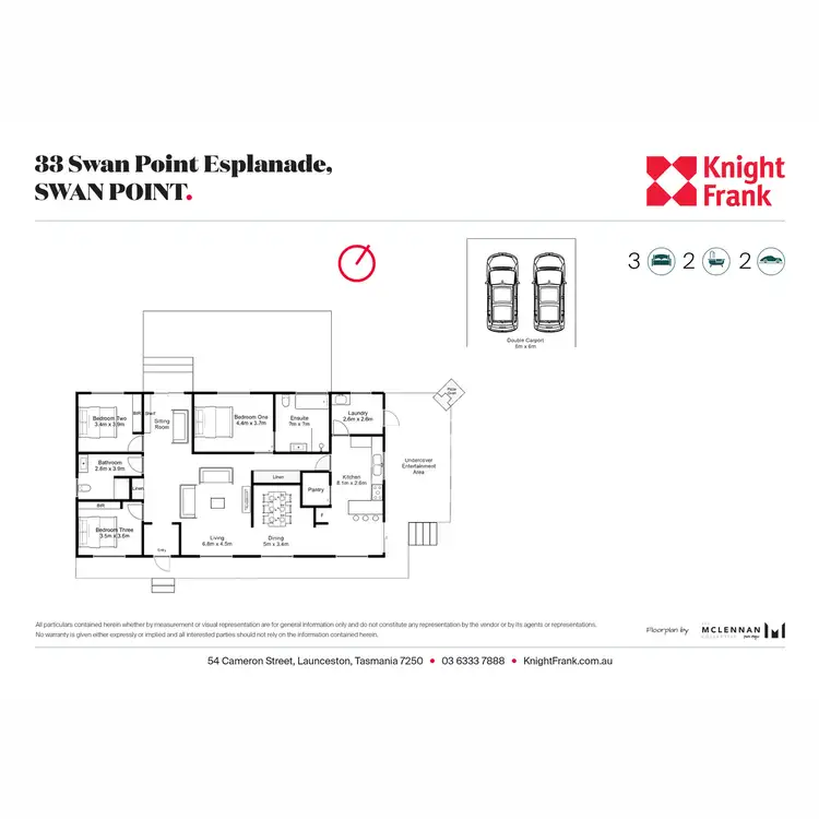 Floorplan of Homely house listing, 33 Swan Point Esplanade, Swan Point TAS 7275