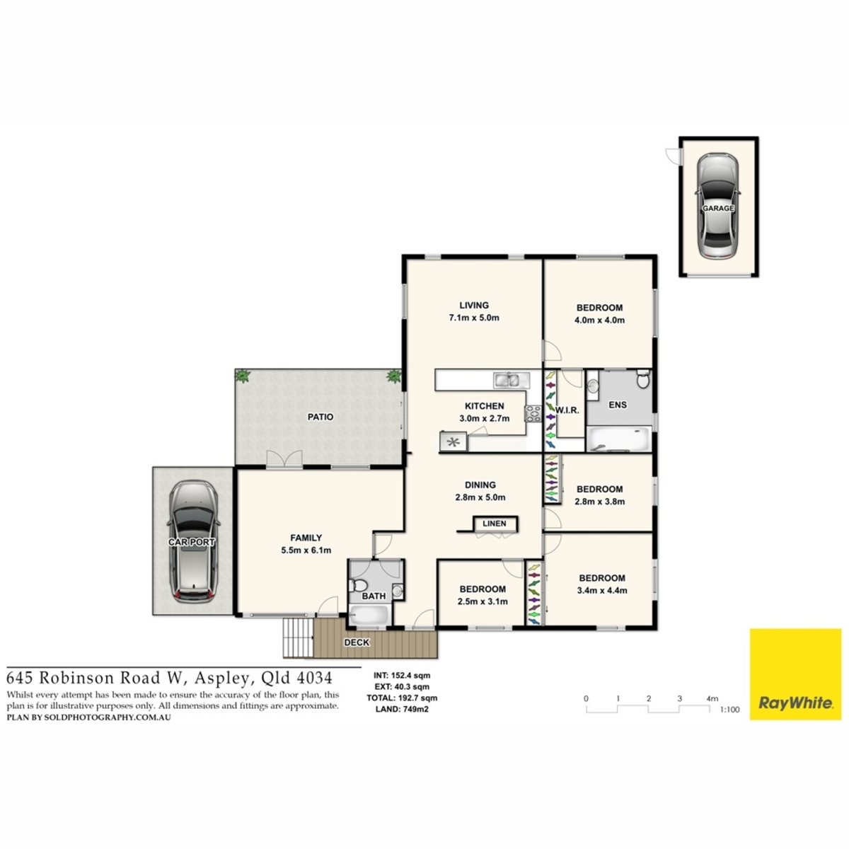 Floorplan of Homely house listing, 645 Robinson Road, Aspley QLD 4034