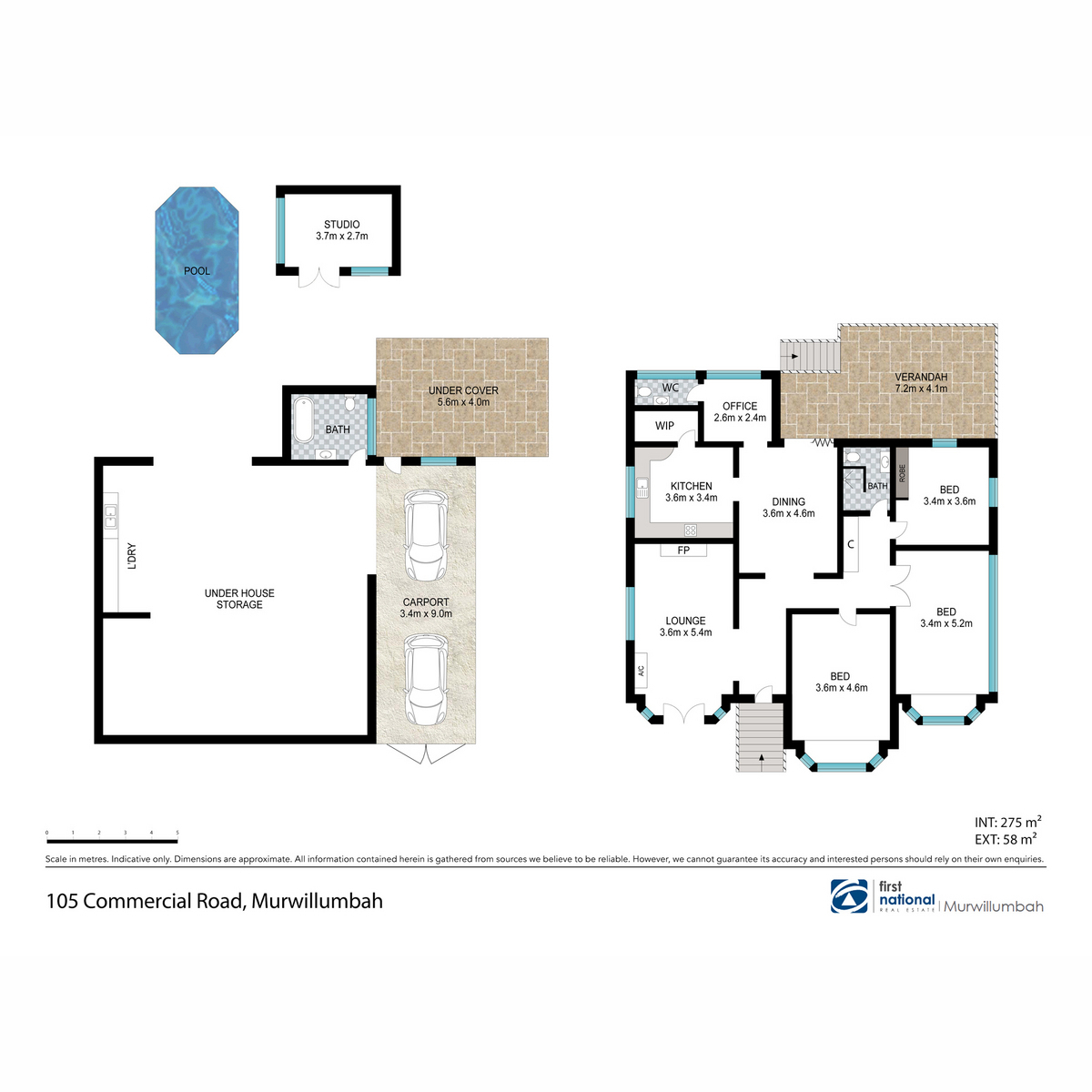 Floorplan of Homely house listing, 105 Commercial Road, Murwillumbah NSW 2484
