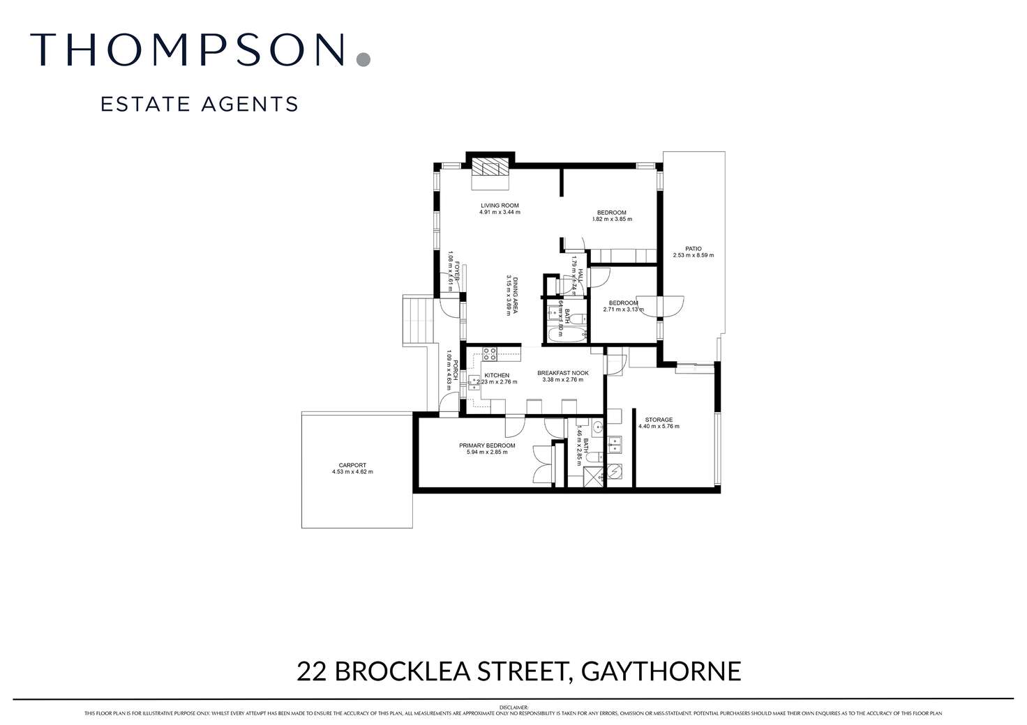 Floorplan of Homely house listing, 22 Brocklea Street, Gaythorne QLD 4051