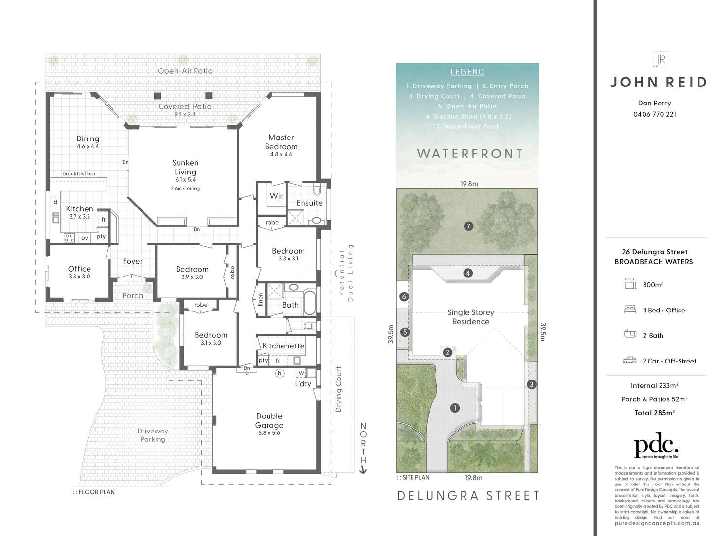 Floorplan of Homely house listing, 26 Delungra Street, Broadbeach Waters QLD 4218
