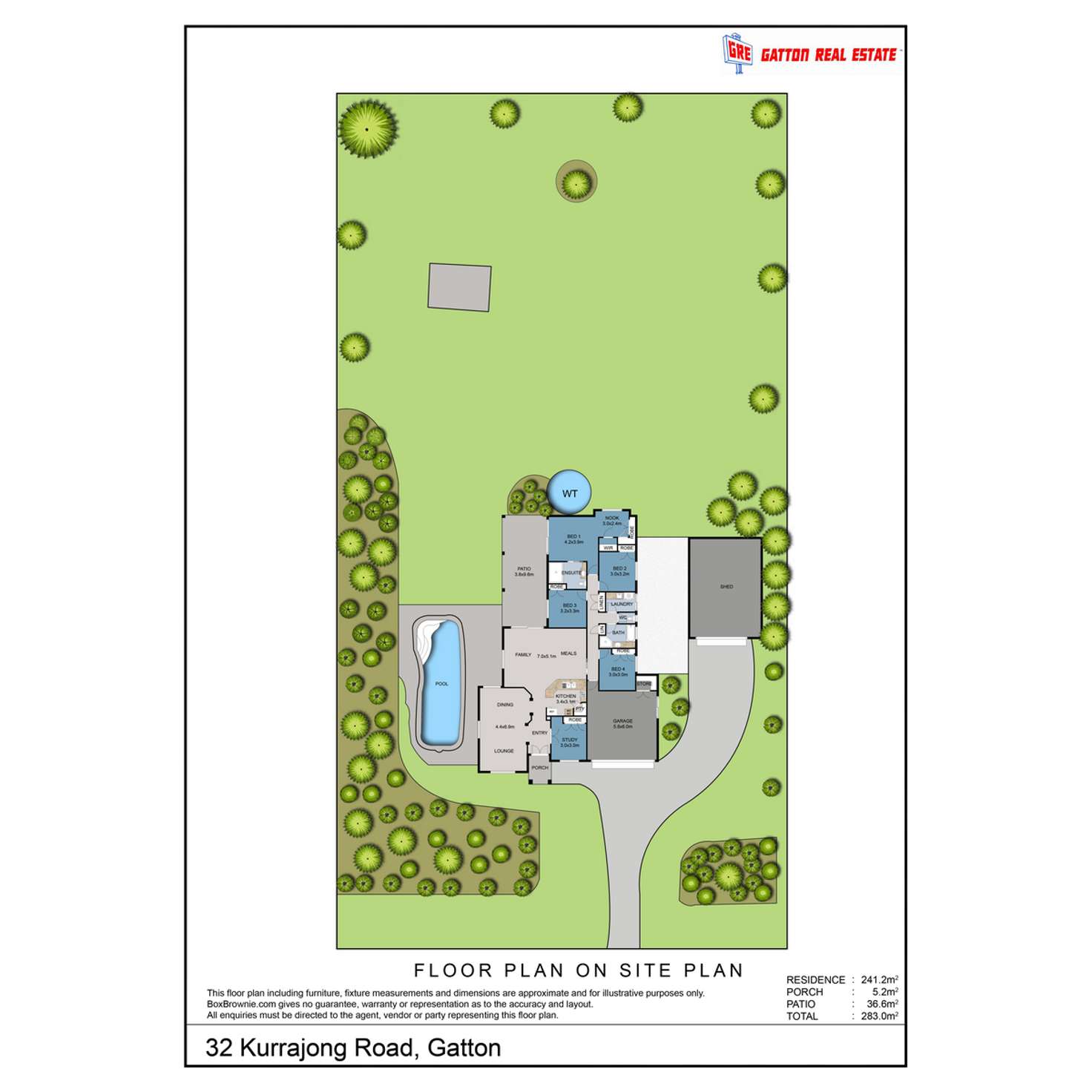 Floorplan of Homely house listing, 32 Kurrajong Road, Gatton QLD 4343