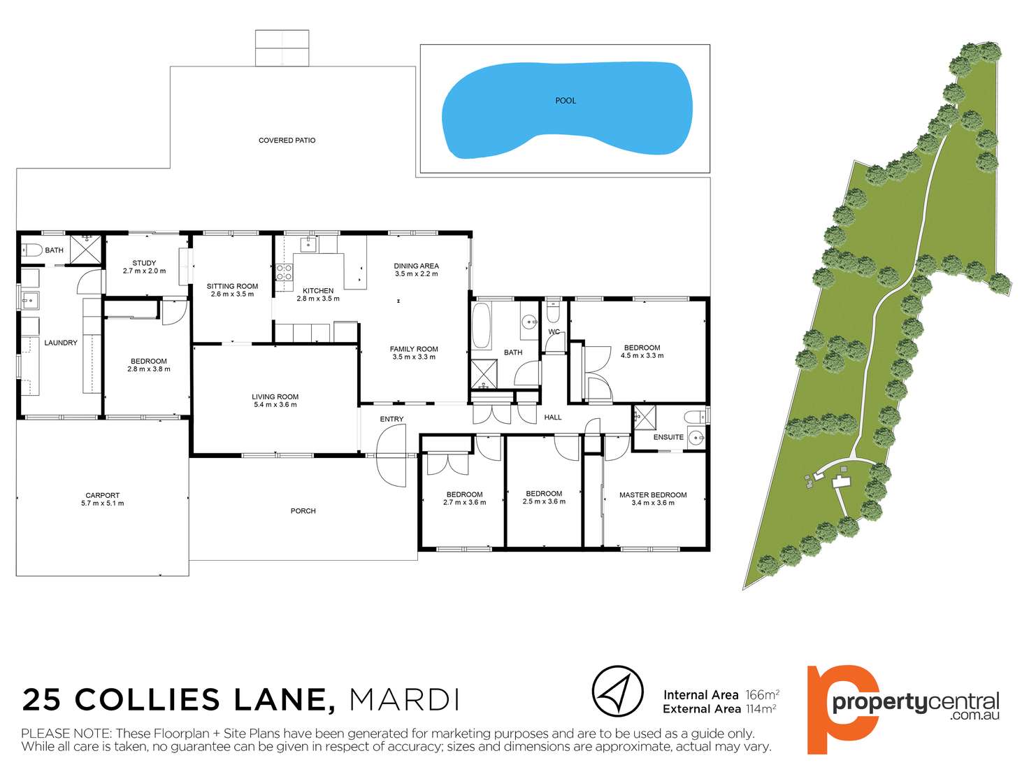 Floorplan of Homely acreageSemiRural listing, 25 Collies Lane, Mardi NSW 2259