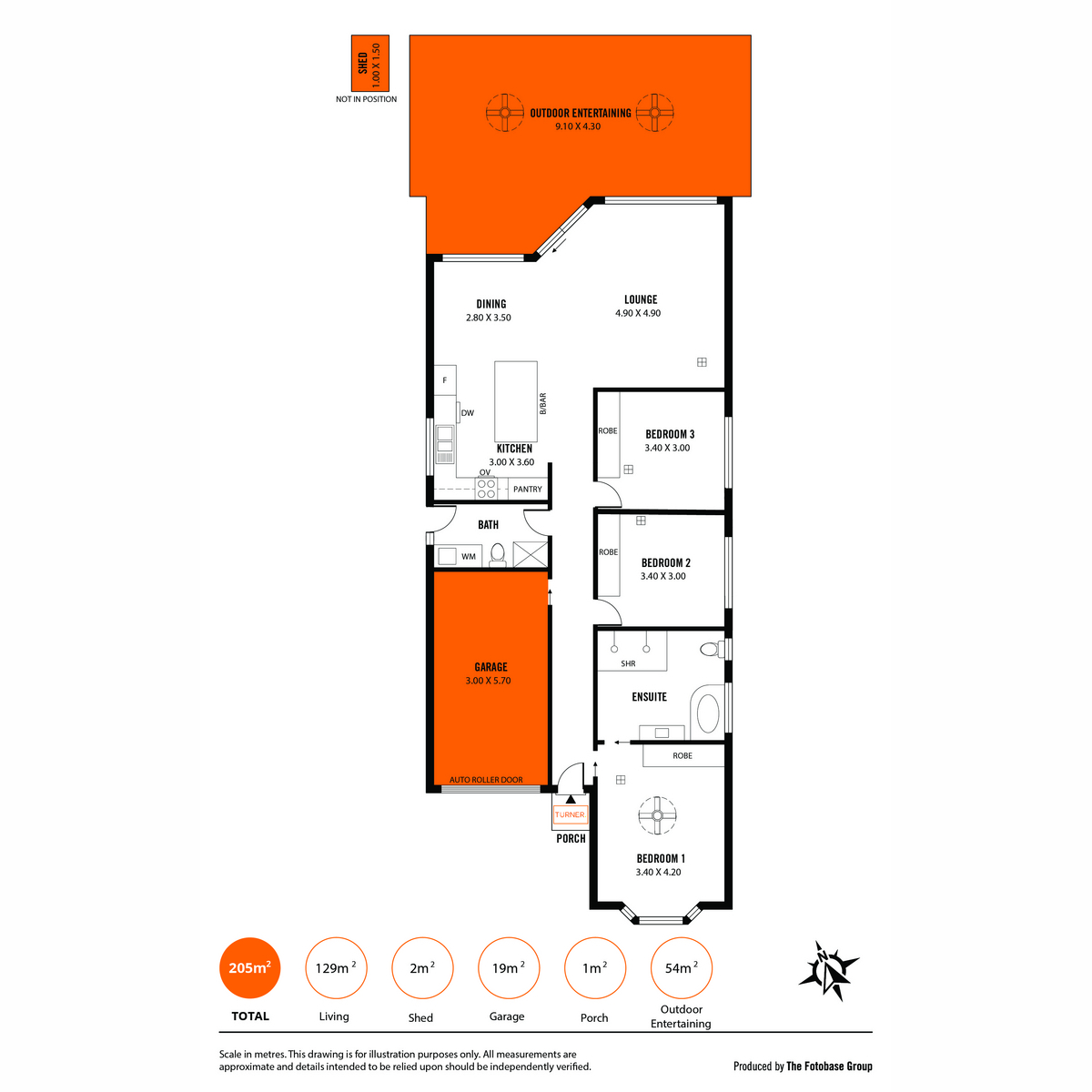 Floorplan of Homely house listing, 13 Hillview Crescent, South Brighton SA 5048