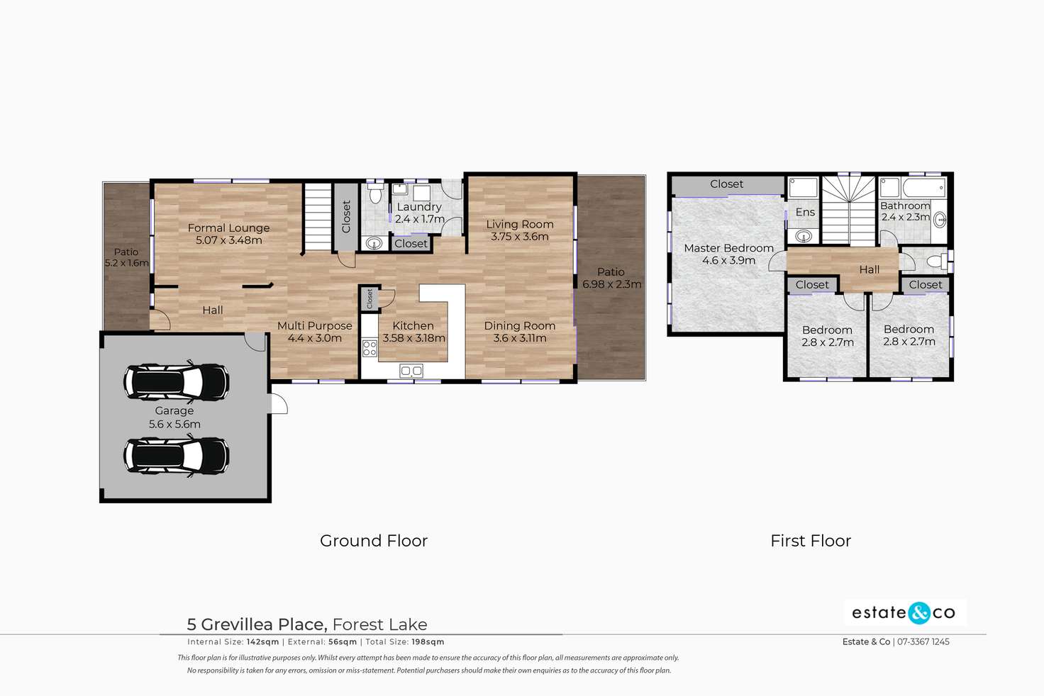 Floorplan of Homely house listing, 5 Grevillea Place, Forest Lake QLD 4078