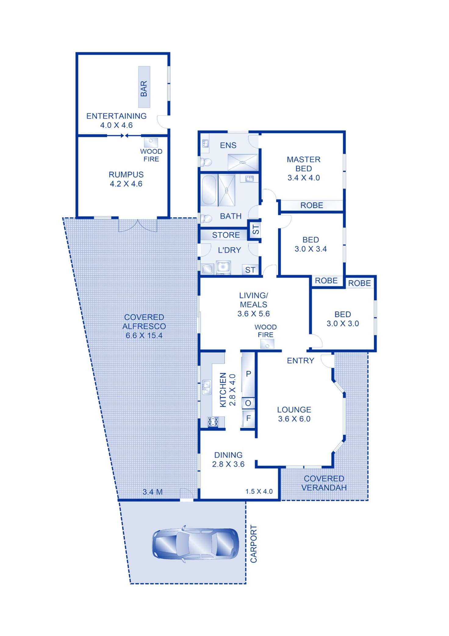 Floorplan of Homely house listing, 11 Richard Drive, Lara VIC 3212
