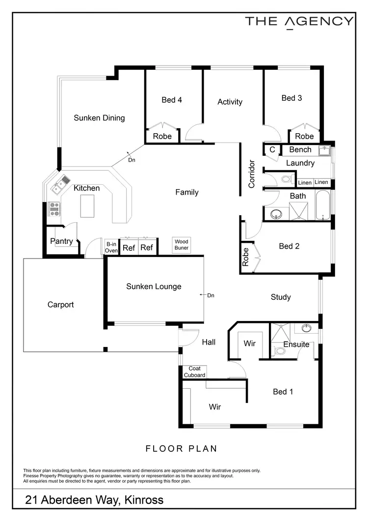 Floorplan of Homely house listing, 21 Aberdeen Way, Kinross WA 6028