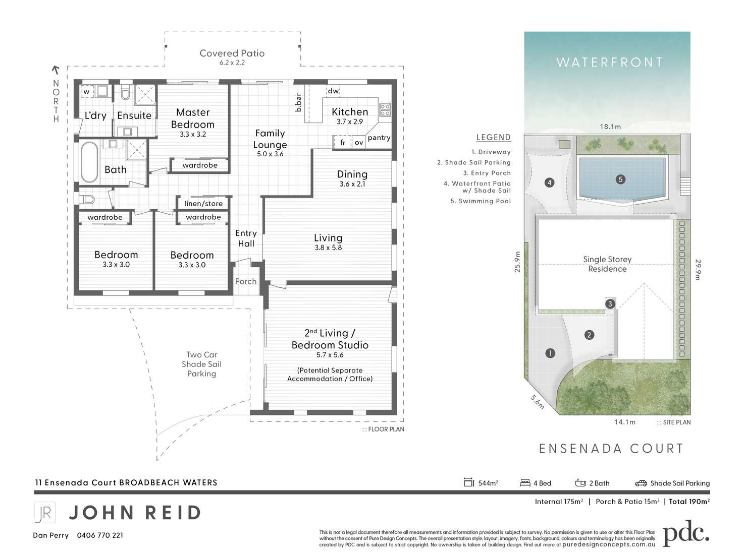 Floorplan of Homely house listing, 11 Ensenada Court, Broadbeach Waters QLD 4218