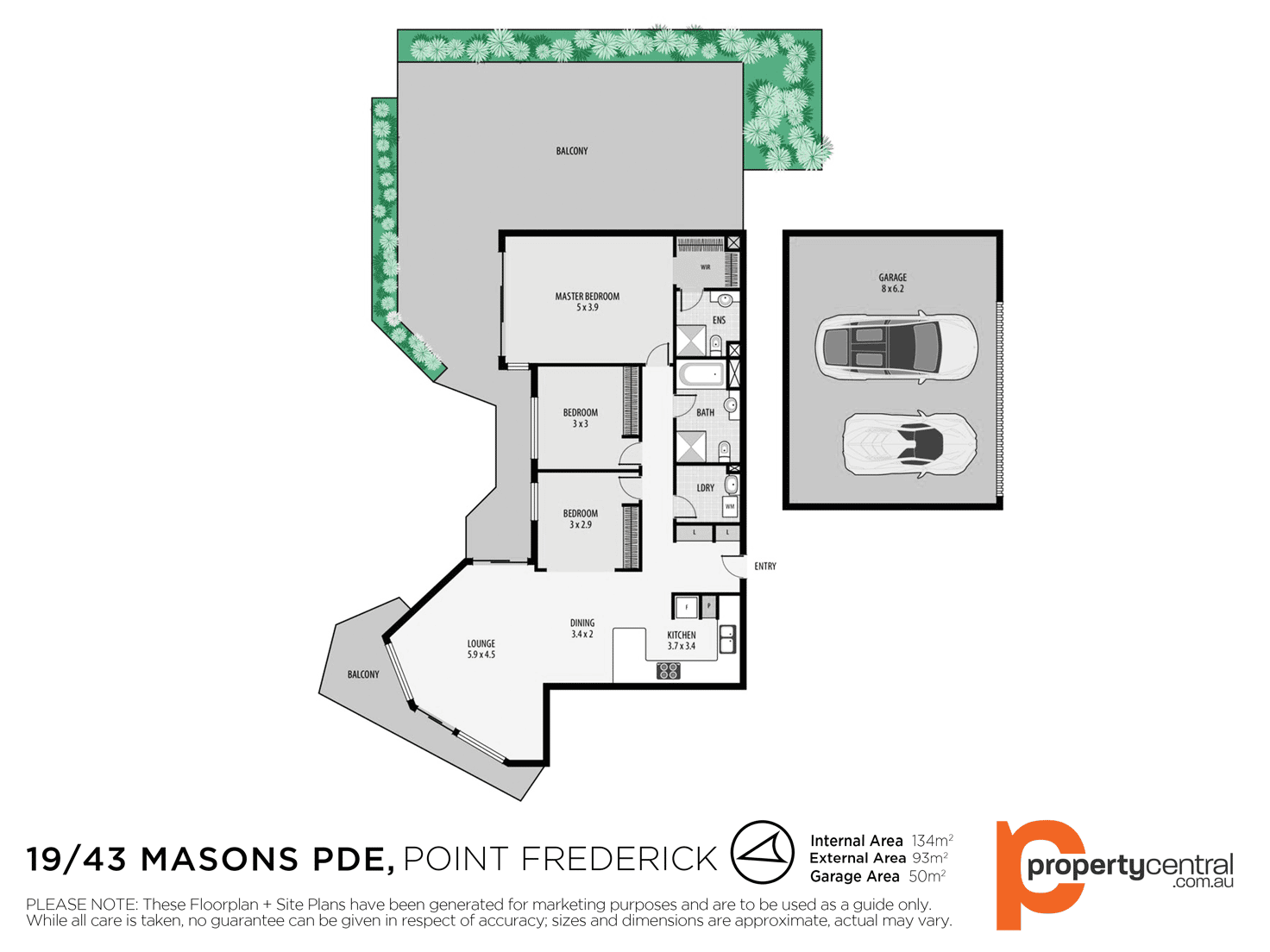Floorplan of Homely apartment listing, 19/43 Masons Parade, Point Frederick NSW 2250
