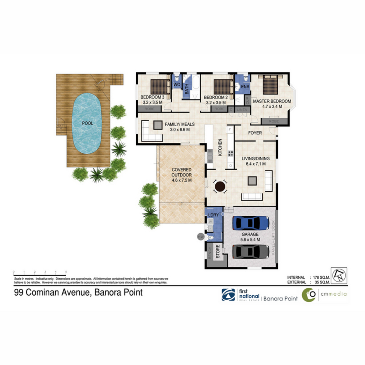 Floorplan of Homely house listing, 99 Cominan Avenue, Banora Point NSW 2486