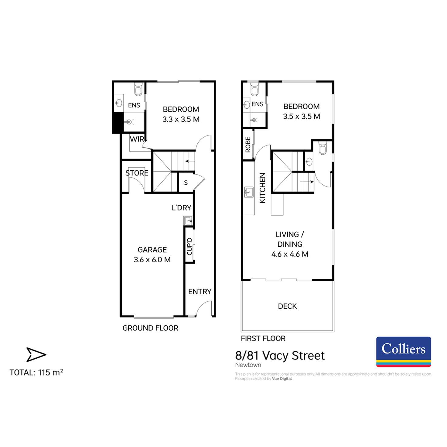 Floorplan of Homely apartment listing, 8/81 Vacy Street, Newtown QLD 4350