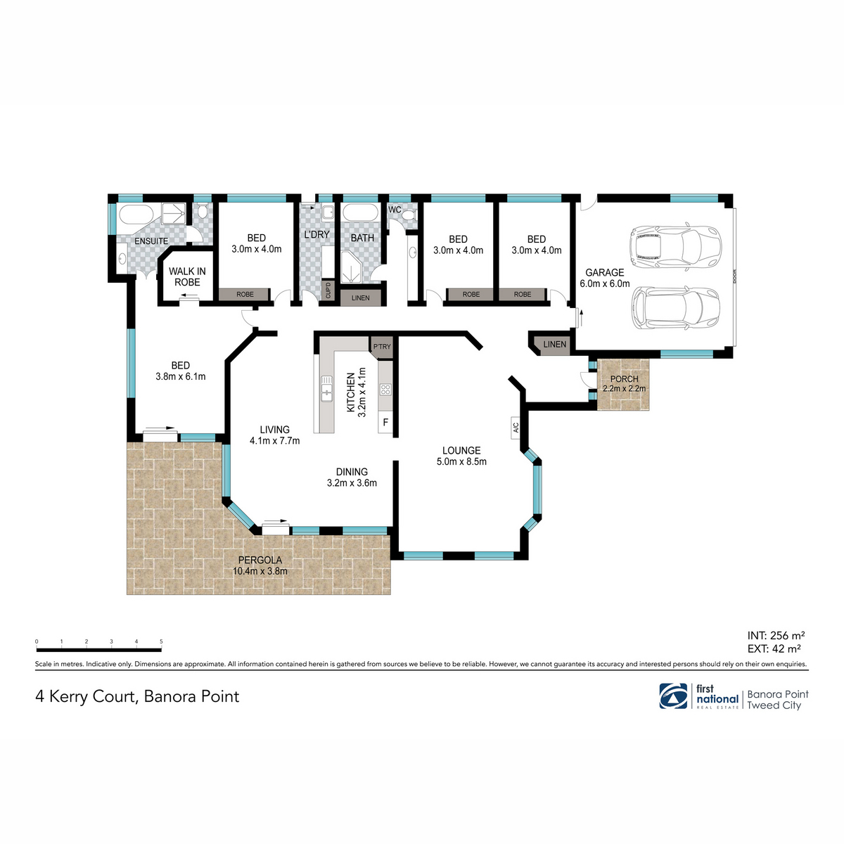 Floorplan of Homely house listing, 4 Kerry Court, Banora Point NSW 2486