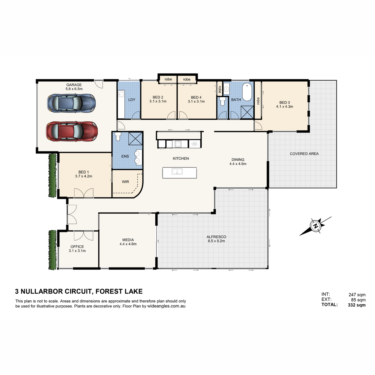 Floorplan of Homely house listing, 3 Nullarbor Circuit, Forest Lake QLD 4078
