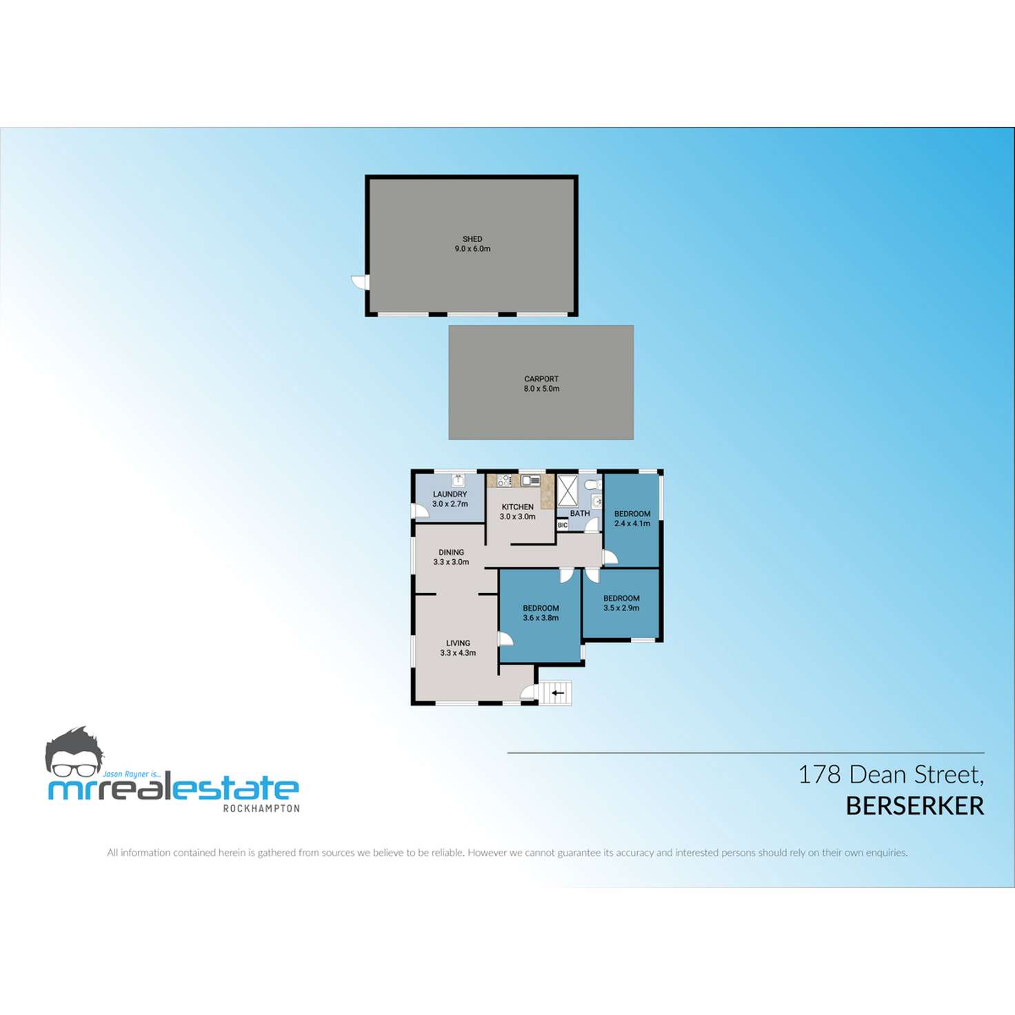 Floorplan of Homely house listing, 178 Dean Street, Berserker QLD 4701