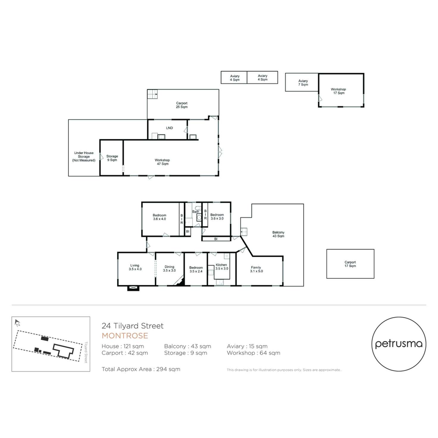 Floorplan of Homely house listing, 24 Tilyard Street, Montrose TAS 7010