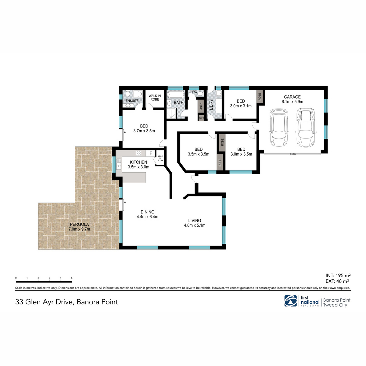 Floorplan of Homely house listing, 33 Glen Ayr Drive, Banora Point NSW 2486