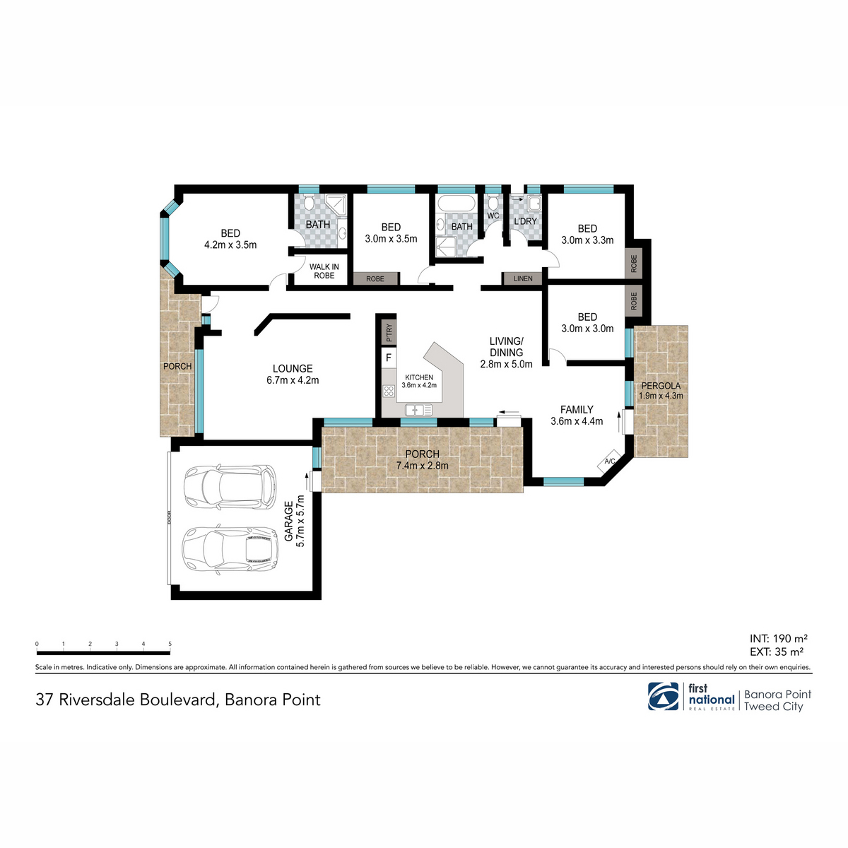 Floorplan of Homely house listing, 37 Riversdale Boulevard, Banora Point NSW 2486