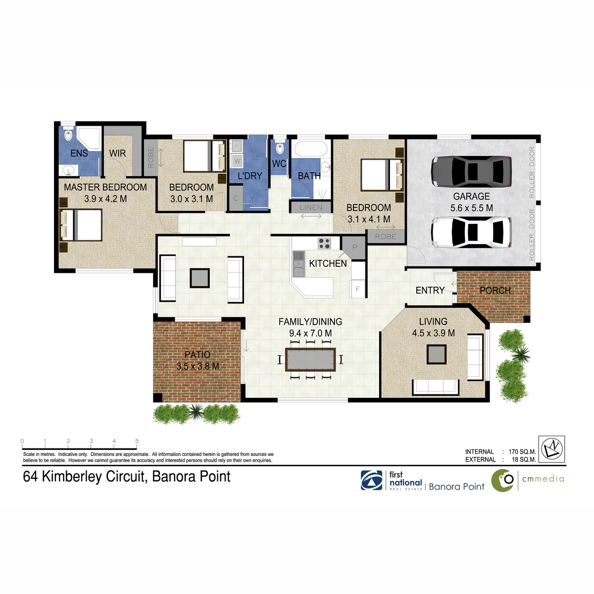 Floorplan of Homely house listing, 64 Kimberley Circuit, Banora Point NSW 2486