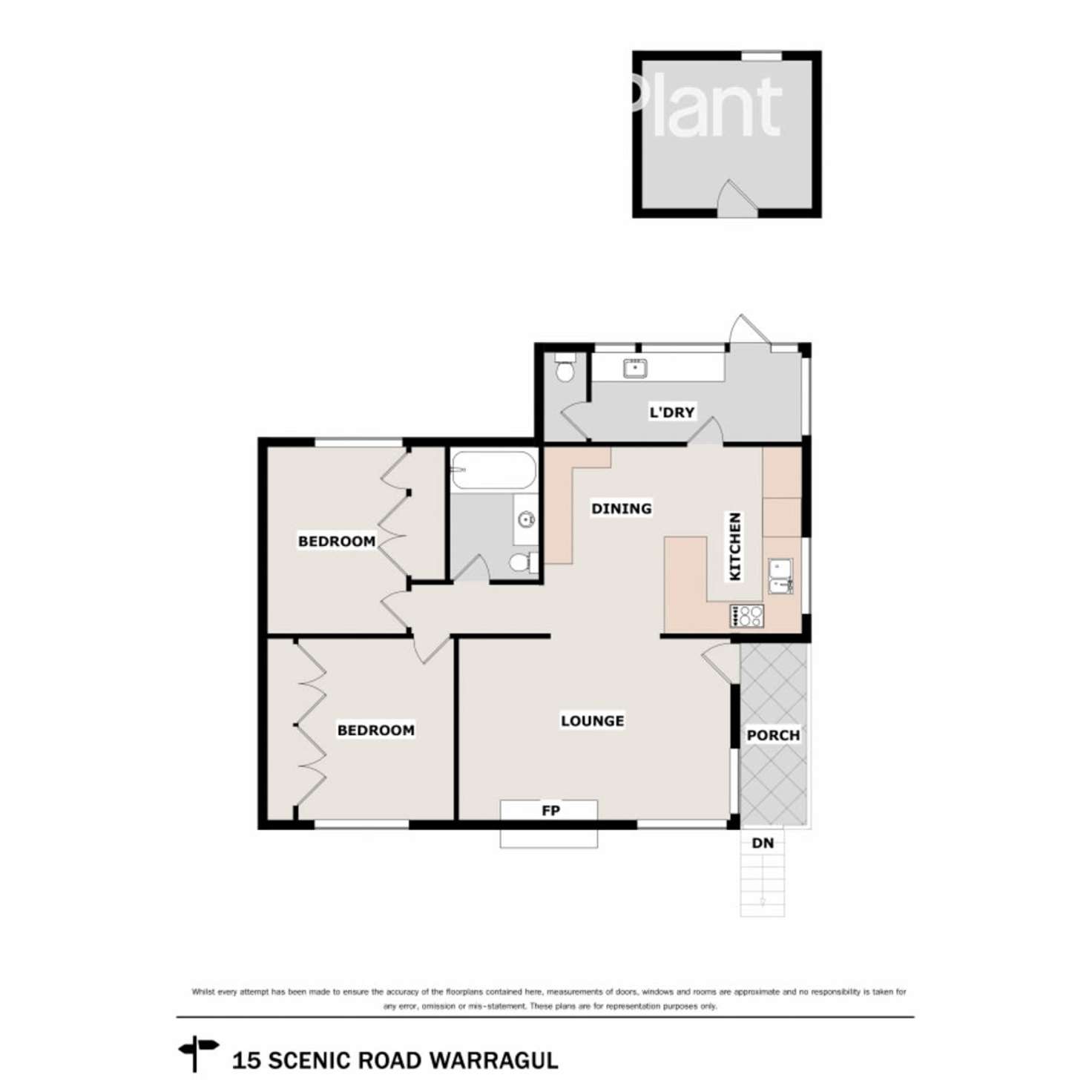 Floorplan of Homely house listing, 15 Scenic Road, Warragul VIC 3820