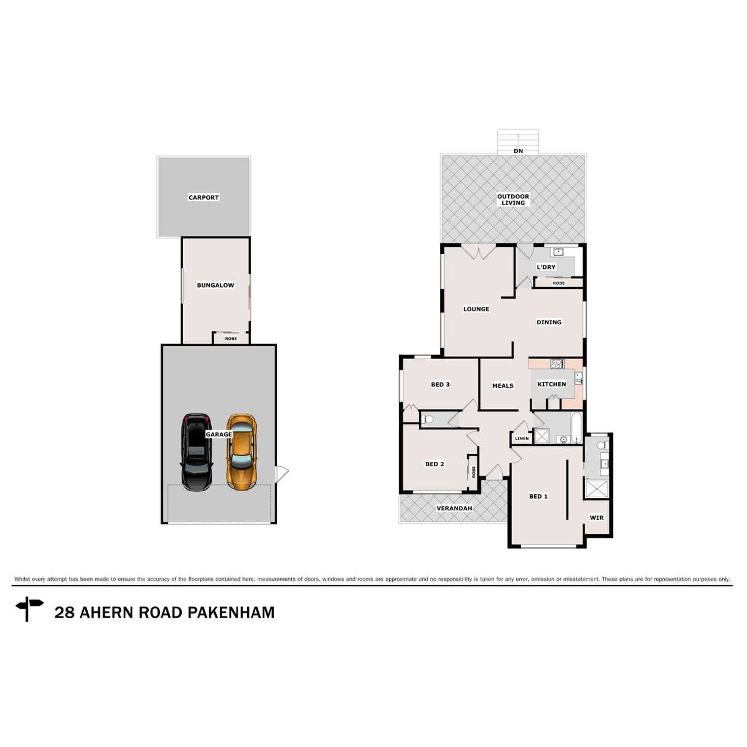 Floorplan of Homely house listing, 28 Ahern Road, Pakenham VIC 3810