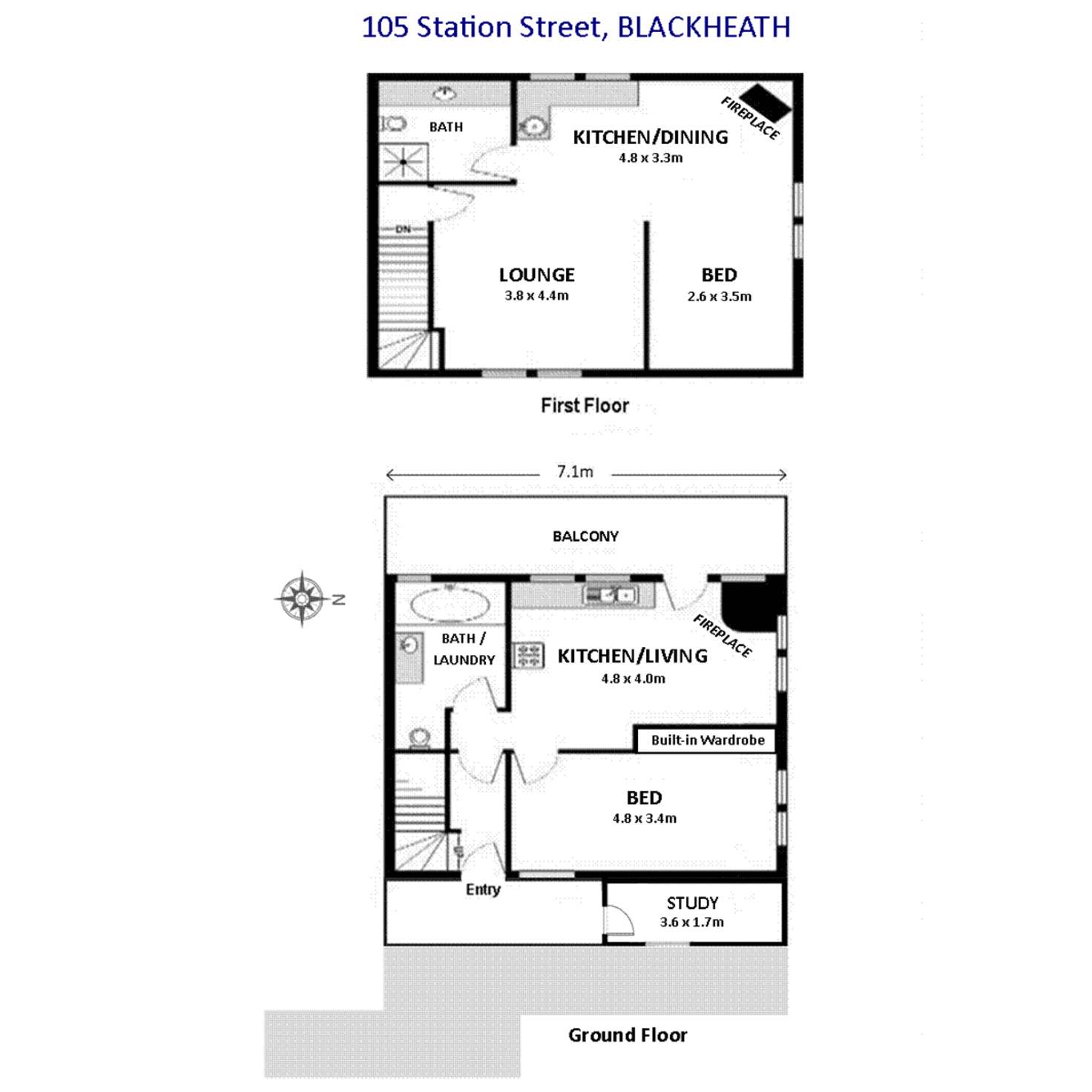 Floorplan of Homely house listing, 105 Station Street, Blackheath NSW 2785