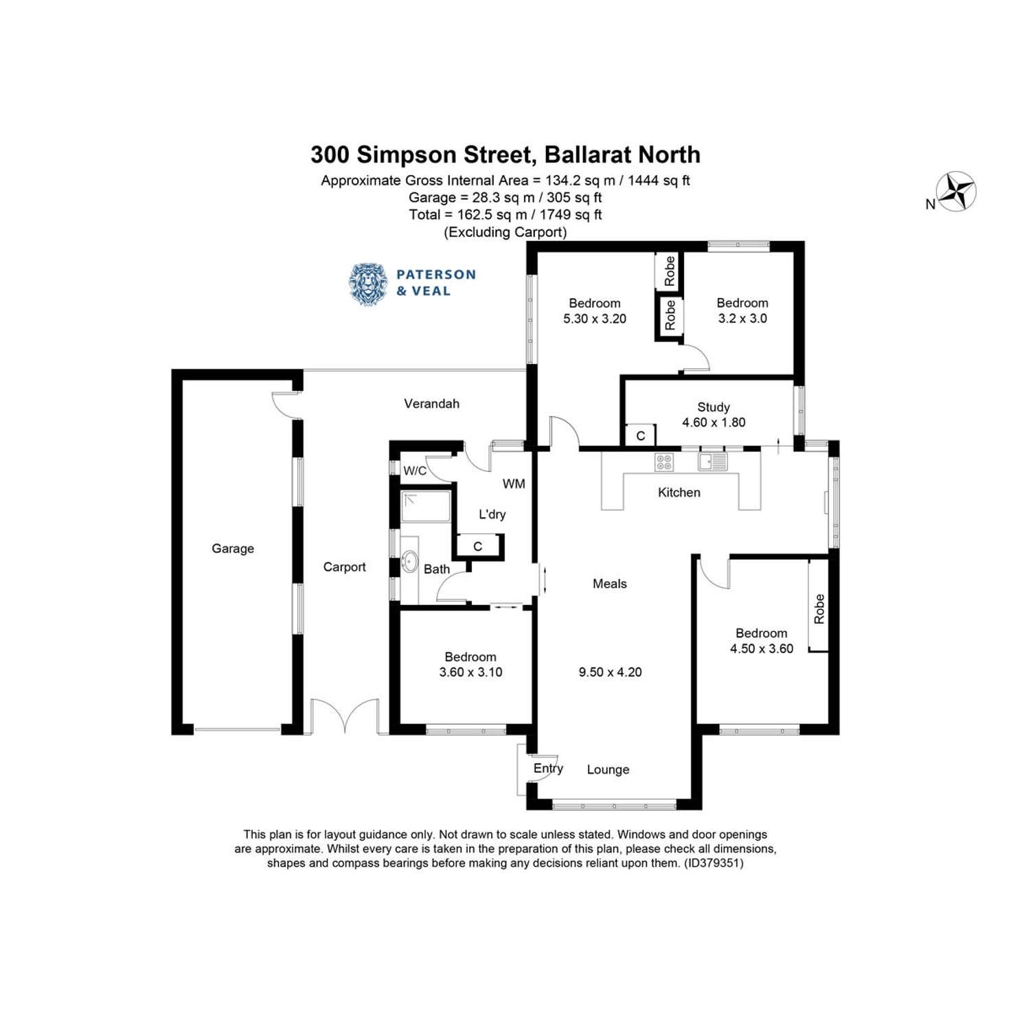 Floorplan of Homely house listing, 300 Simpson Street, Ballarat North VIC 3350