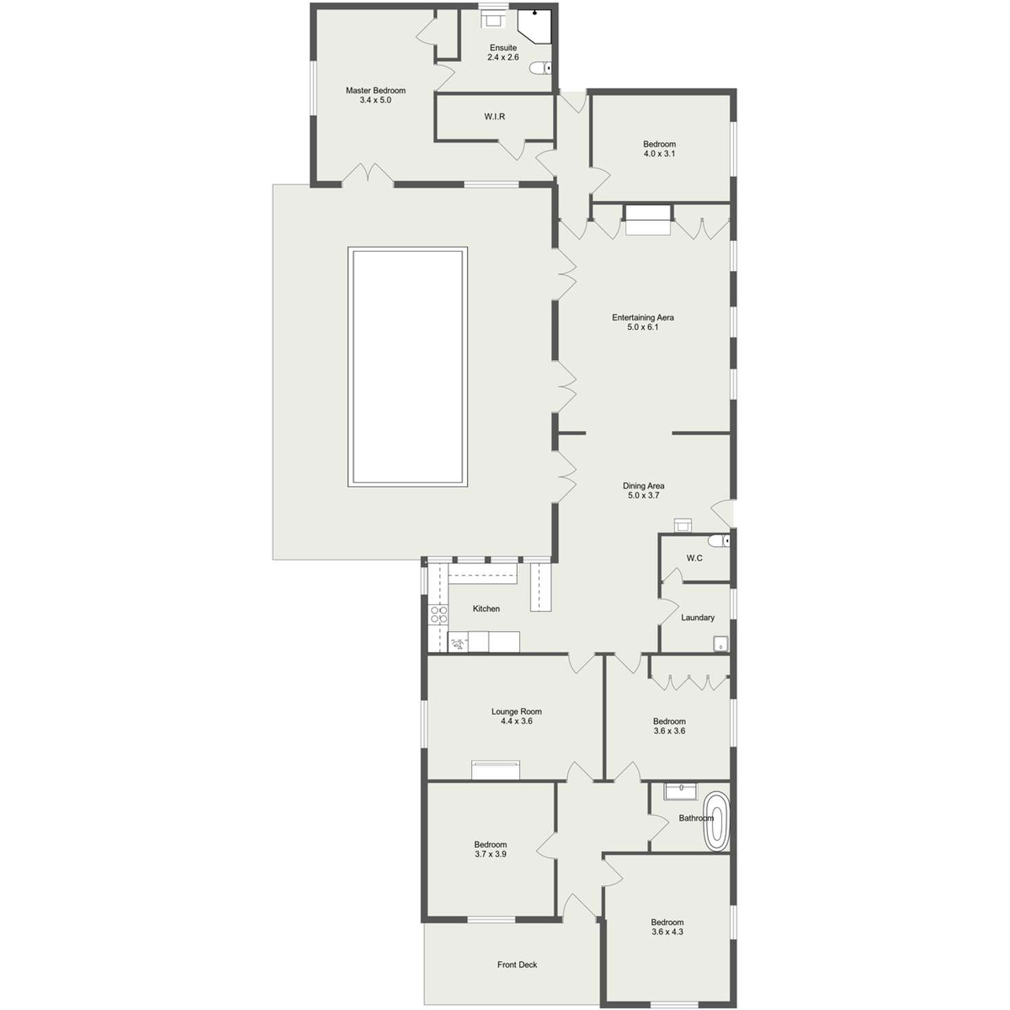 Floorplan of Homely house listing, 21 Harris Street, Cessnock NSW 2325