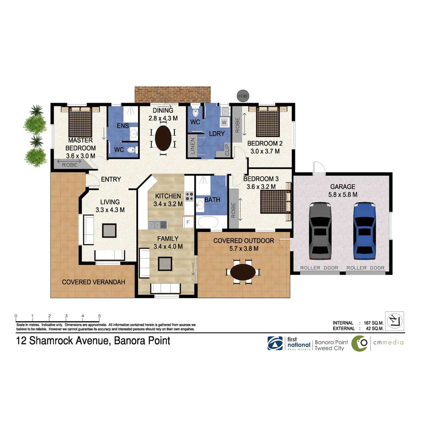 Floorplan of Homely house listing, 12 Shamrock Avenue, Banora Point NSW 2486