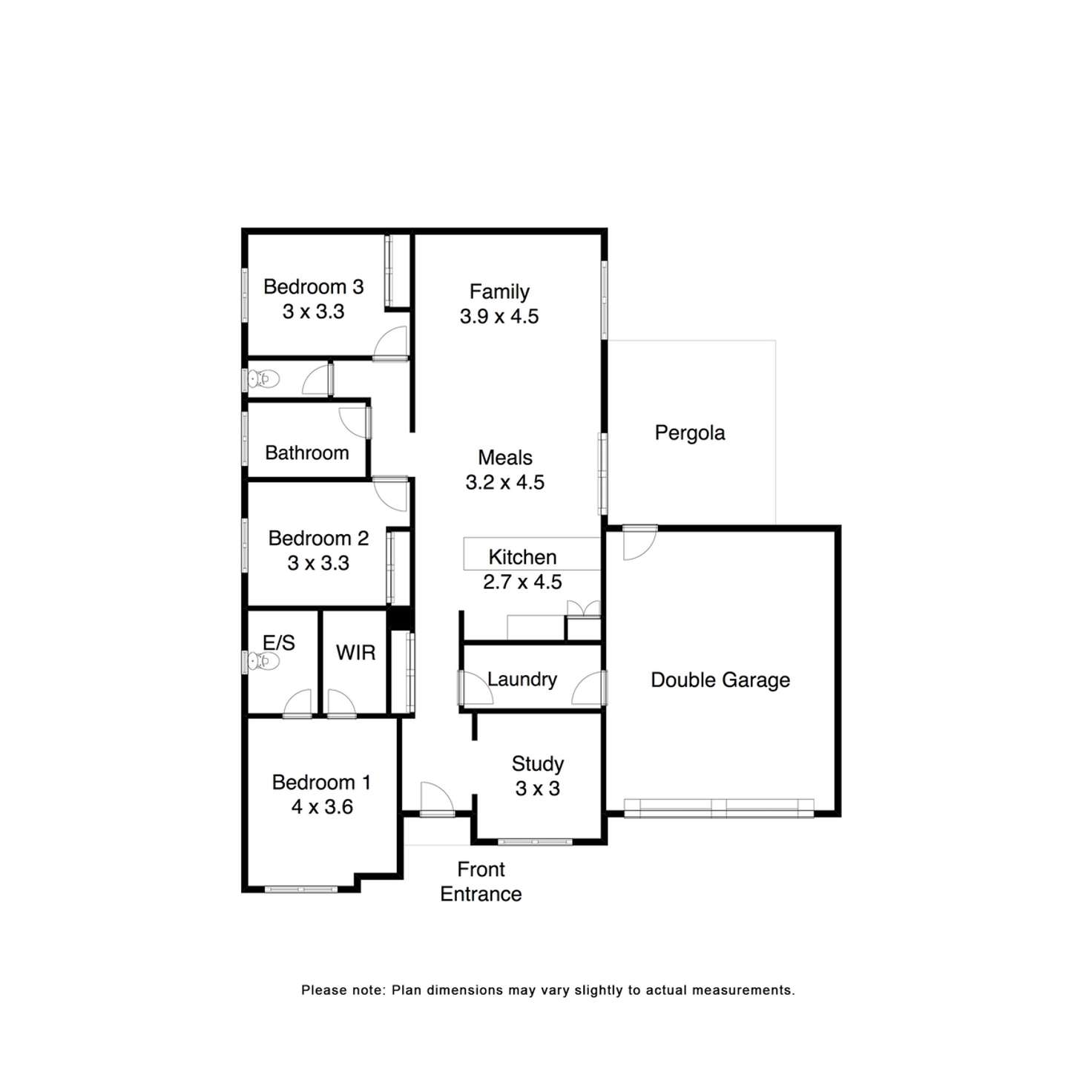 Floorplan of Homely house listing, 1/84 Vale Street, Alfredton VIC 3350