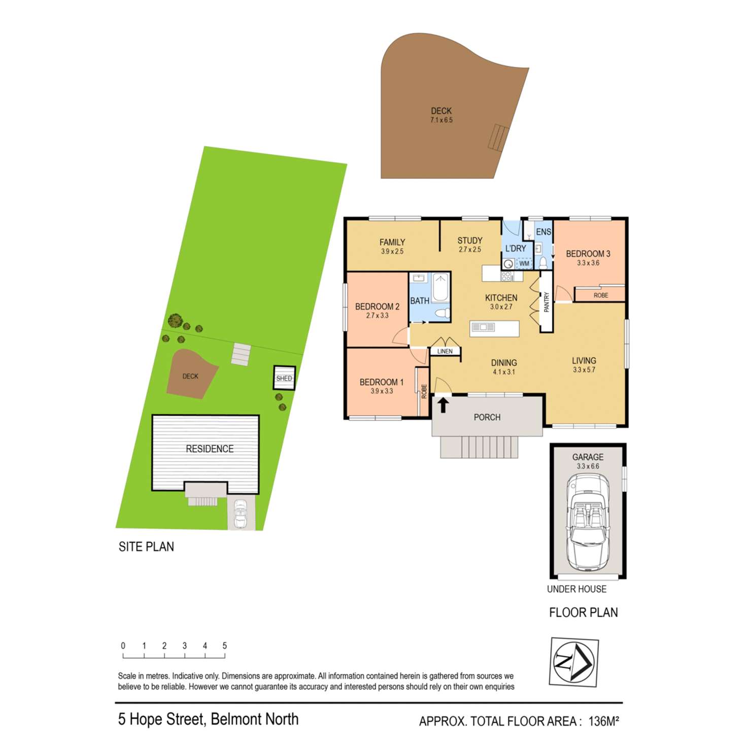 Floorplan of Homely house listing, 5 Hope Street, Belmont North NSW 2280