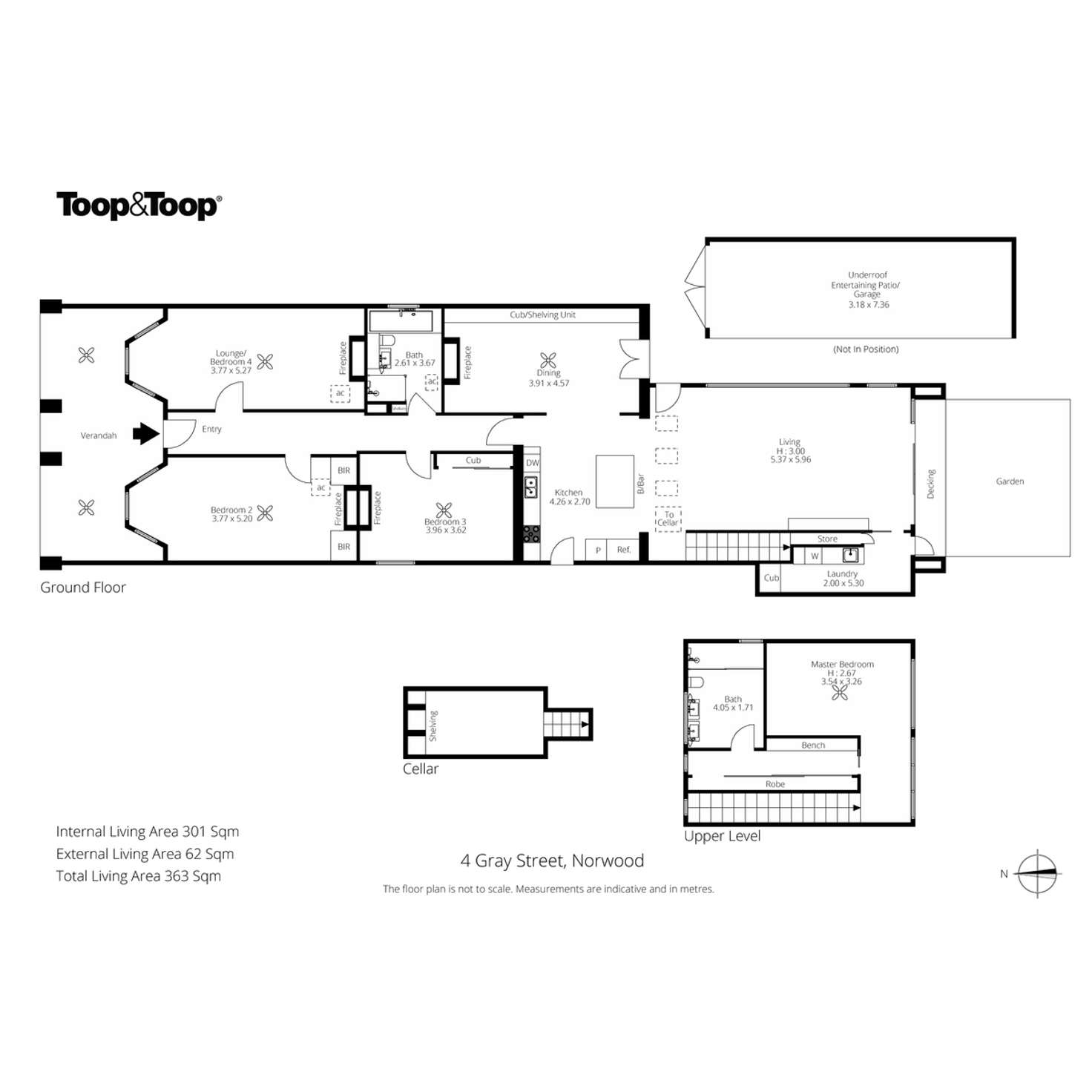 Floorplan of Homely house listing, 4 Gray Street, Norwood SA 5067
