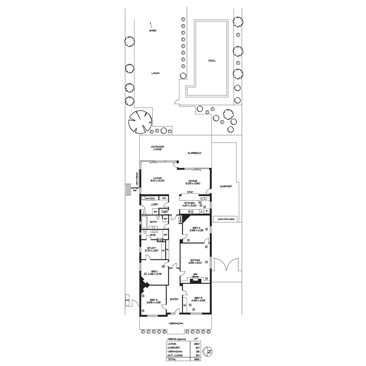 Floorplan of Homely house listing, 10 Thorngate Street, Thorngate SA 5082
